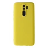 Xiaomi Redmi Note 8 Pro Kılıf First Silikon - Sarı thumbnail 1