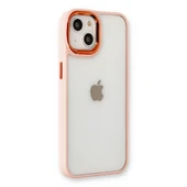 Apple İphone 14 Plus Kılıf Dora Kapak - Pudra thumbnail 1