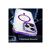 Joko Apple İphone 15 Pro Max Bella Magsafe Kapak - Mavi thumbnail 5