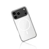 Apple İphone 17 Pro Kılıf Magneticsafe Şeffaf Silikon - Şeffaf thumbnail 3