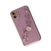 Apple İphone 12 Kılıf Esila Silikon - Mor thumbnail 2