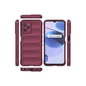 Realme C35 Kılıf Optimum Silikon - Bordo thumbnail 3