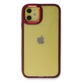 Apple İphone 12 Kılıf Dora Kapak - Kırmızı thumbnail 2