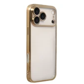 Apple İphone 17 Pro Max Razer Lensli Silikon - Gold thumbnail 2