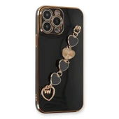 Apple İphone 13 Pro Max Kılıf Esila Silikon - Siyah thumbnail 1