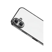 Apple İphone 17 Razer Lensli Silikon - Siyah thumbnail 3