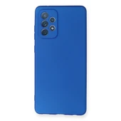 Samsung Galaxy A72 Kılıf First Silikon - Mavi thumbnail 1