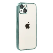 Apple İphone 15 Razer Lensli Silikon - Yeşil thumbnail 1