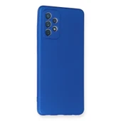 Samsung Galaxy A72 Kılıf First Silikon - Mavi thumbnail 2