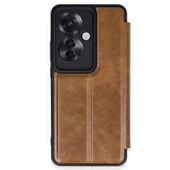 Oppo Reno 11f Kılıf Flip Cover - Taba thumbnail 1