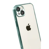 Apple İphone 15 Razer Lensli Silikon - Yeşil thumbnail 3