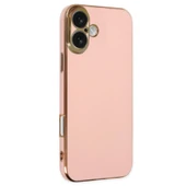 Apple İphone 16 Kılıf Volet Silikon - Pembe thumbnail 1