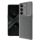 Realme C75 4g Auto Focus Karbon Kapak - Gri thumbnail 1