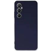 Realme C65 Kılıf First Silikon - Lacivert thumbnail 1