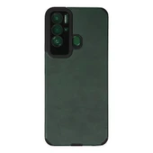 Tecno Pova Neo Kılıf Loop Deri Silikon - Yeşil thumbnail 1
