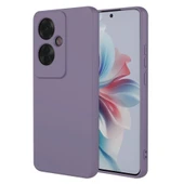 Oppo Reno 11f Kılıf First Silikon - Lila thumbnail 1