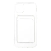 Apple İphone 11 Kılıf Kart Şeffaf Silikon - Şeffaf thumbnail 4