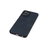 Realme C35 Kılıf Loop Deri Silikon - Lacivert thumbnail 4