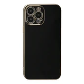 Apple İphone 15 Pro Max Kılıf Volet Silikon - Siyah thumbnail 1