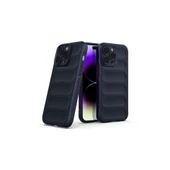 Apple İphone 15 Pro Max Kılıf Optimum Silikon - Lacivert thumbnail 3