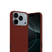 Apple İphone 17 Pro First Silikon - Bordo thumbnail 2