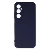 Realme C65 Kılıf First Silikon - Lacivert thumbnail 2