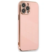 Apple İphone 15 Pro Kılıf Volet Silikon - Pembe thumbnail 1