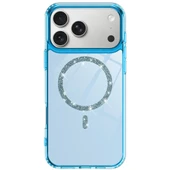Apple İphone 17 Pro Live Diamond Magsafe Kapak - Mavi thumbnail 2