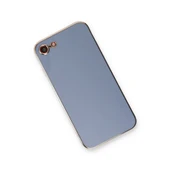 Apple İphone 7 Kılıf Volet Silikon - Mavi thumbnail 3