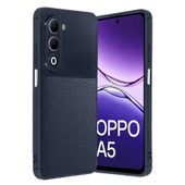Oppo A5 4g Auto Focus Karbon Kapak - Lacivert thumbnail 1
