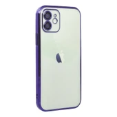 Apple İphone 11 Kılıf Razer Lensli Silikon - Mor thumbnail 3