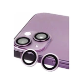 Apple İphone 14 Plus Raze Metal Kamera Lens - Mor thumbnail 1