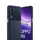 Oppo A5 4g Auto Focus Karbon Kapak - Lacivert thumbnail 2