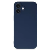 Apple İphone 16 Plus Kılıf First Silikon - Lacivert thumbnail 4