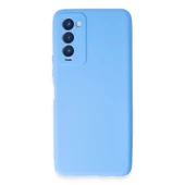 Tecno Camon 18 Kılıf First Silikon - Mavi thumbnail 1