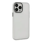 Apple İphone 13 Pro Max Kılıf Modos Metal Kapak - Şeffaf thumbnail 2