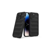 Apple İphone 16 Pro Max Kılıf Optimum Silikon - Siyah thumbnail 4