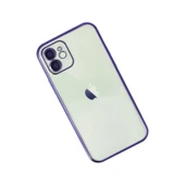 Apple İphone 11 Kılıf Razer Lensli Silikon - Mor thumbnail 2