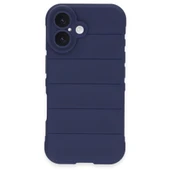 Apple İphone 16 Kılıf Optimum Silikon - Lacivert thumbnail 1