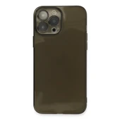 Apple İphone 13 Pro Max Kılıf Fly Lens Silikon - Siyah thumbnail 1