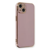 Apple İphone 13 Kılıf Volet Silikon - Mor thumbnail 1