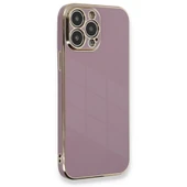 Apple İphone 13 Pro Kılıf Volet Silikon - Mor thumbnail 1
