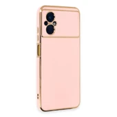 Xiaomi Poco M5 Kılıf Volet Silikon - Pembe thumbnail 1