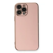 Apple İphone 13 Pro Kılıf Volet Silikon - Pembe thumbnail 2