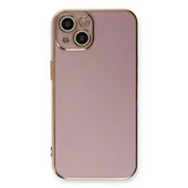 Apple İphone 13 Kılıf Volet Silikon - Mor thumbnail 2