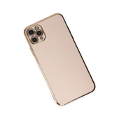 Apple İphone 11 Pro Max Kılıf Volet Silikon - Pembe thumbnail 3
