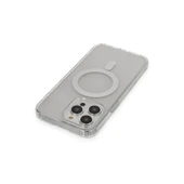 Apple İphone 14 Pro Max Kılıf Matte Şeffaf Magneticsafe - Şeffaf thumbnail 3