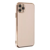Apple İphone 11 Pro Max Kılıf Volet Silikon - Pembe thumbnail 1