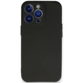 Apple İphone 13 Pro Max Kılıf First Silikon - Siyah thumbnail 1