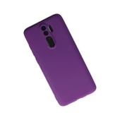 Xiaomi Redmi Note 8 Pro Kılıf First Silikon - Mor thumbnail 3